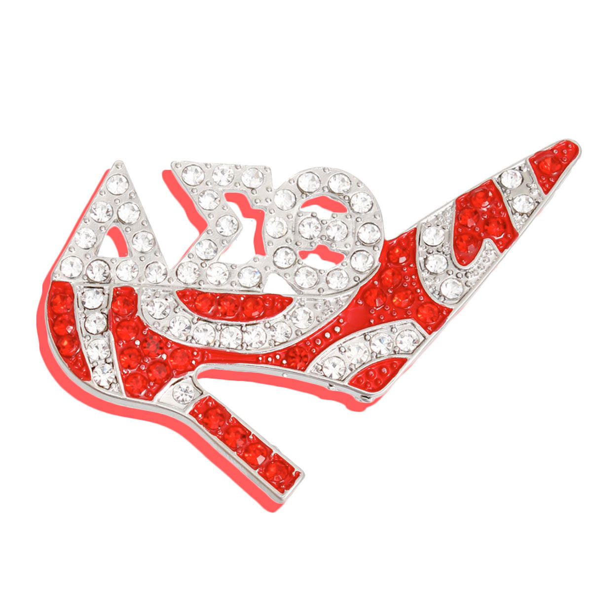 Brooch Delta Sigma Sorority Heel Pin for Women